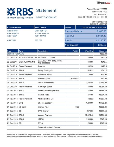 Download account statements .